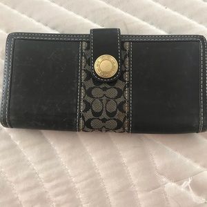 Black Coach wallet
